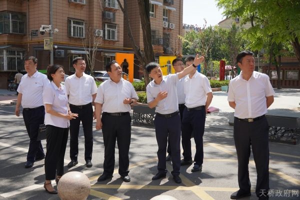 孙战宇到工人新村南村街道调研