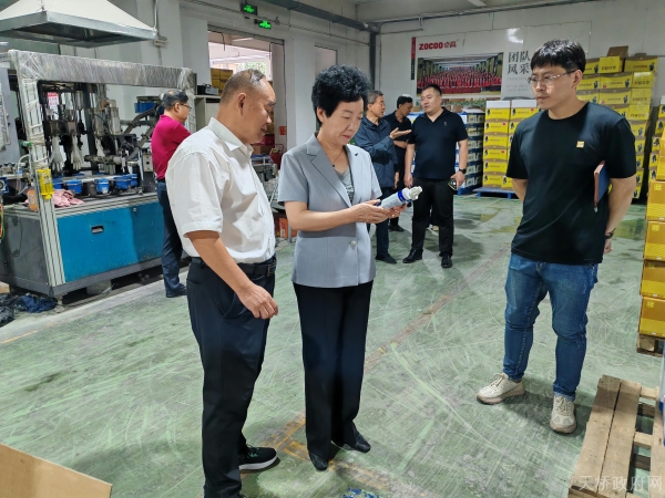 王玉洁调研民营企业