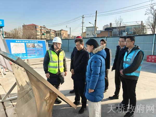 区人大常委会主任乔梁到北坦街道调研包挂项目