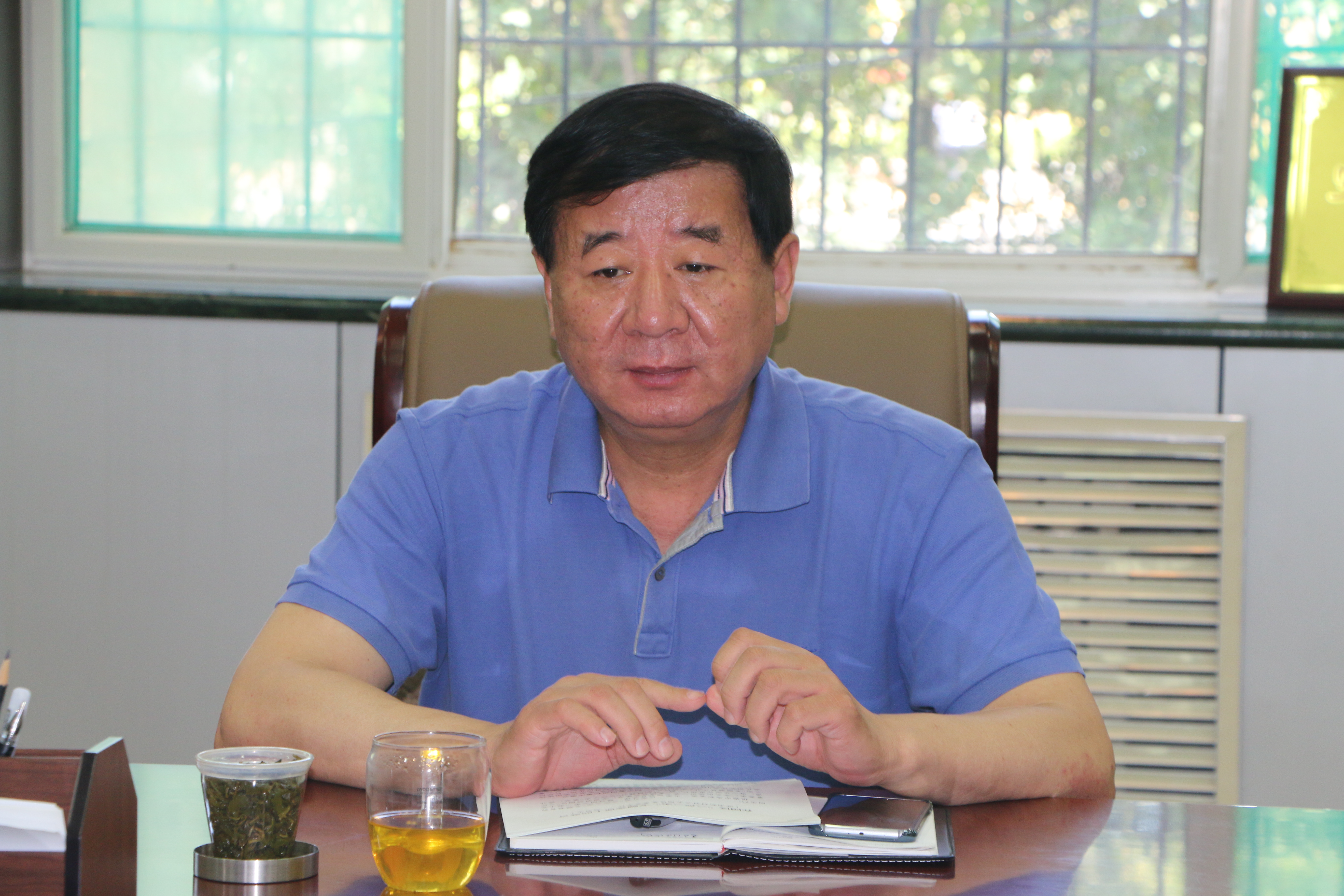 济南新材料产业园区管委会主任赵新生为党员干部上"三严三实"专题教育