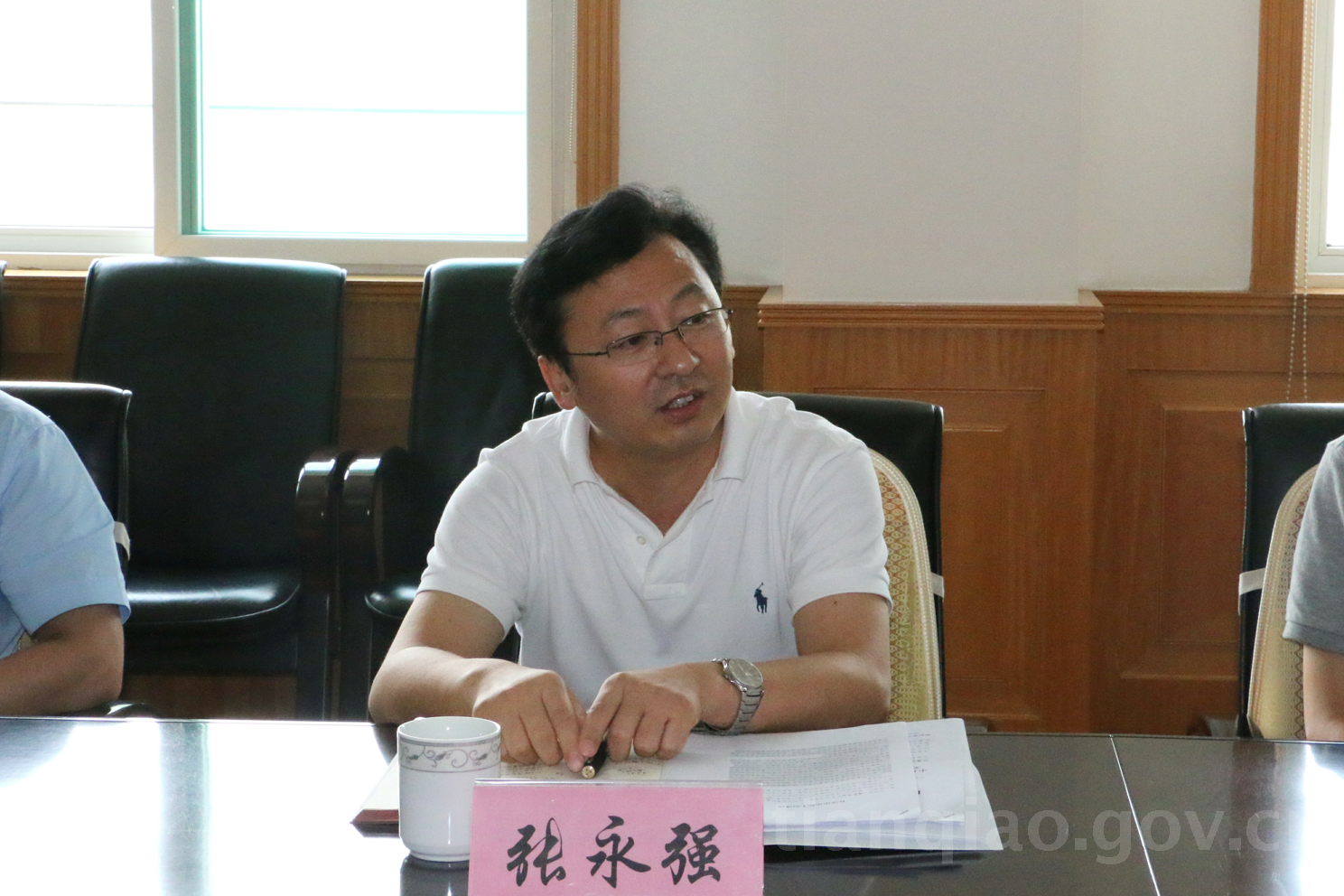 区委常委,政法委书记张永强发表讲话