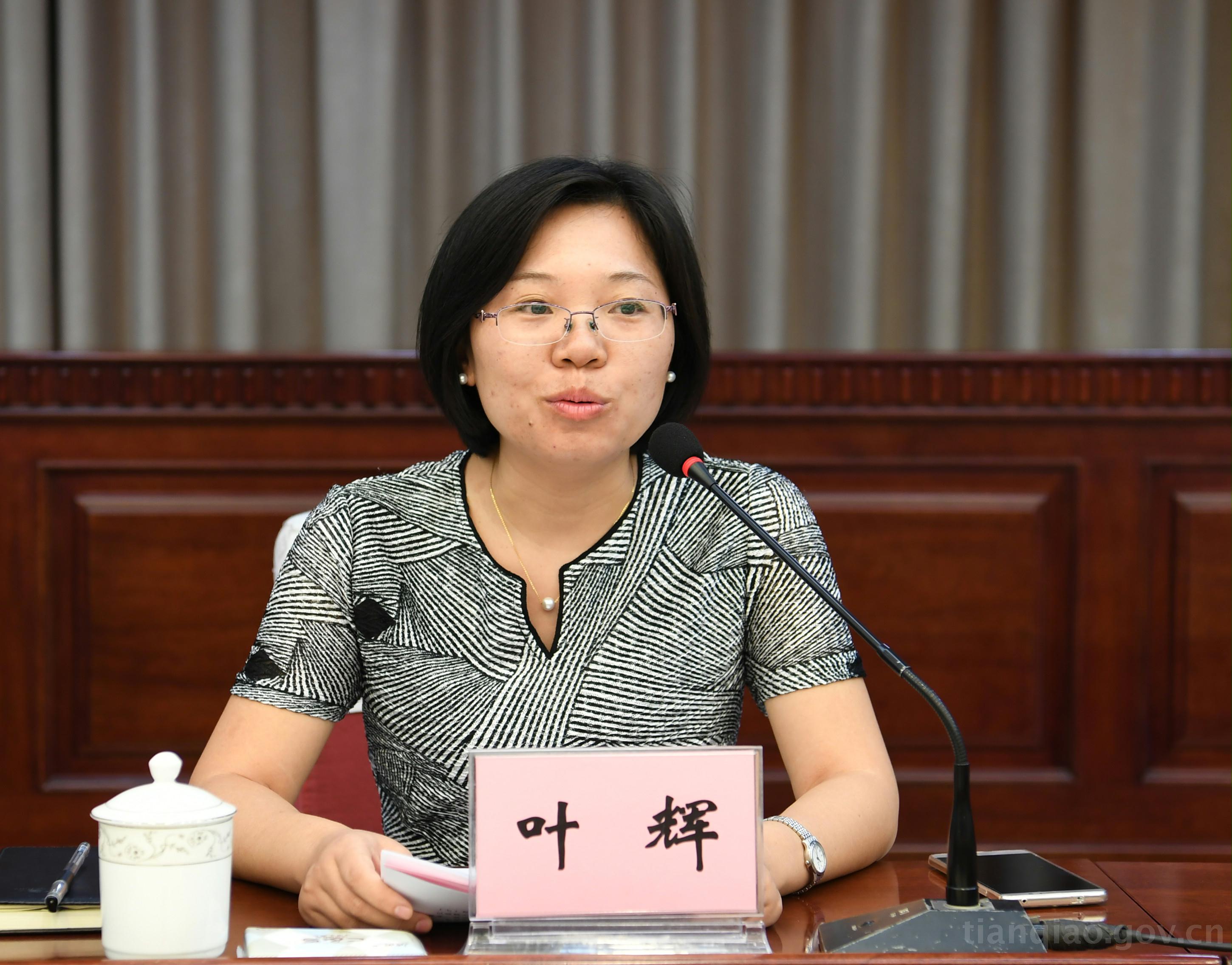 区委常委,统战部部长叶辉主持会议