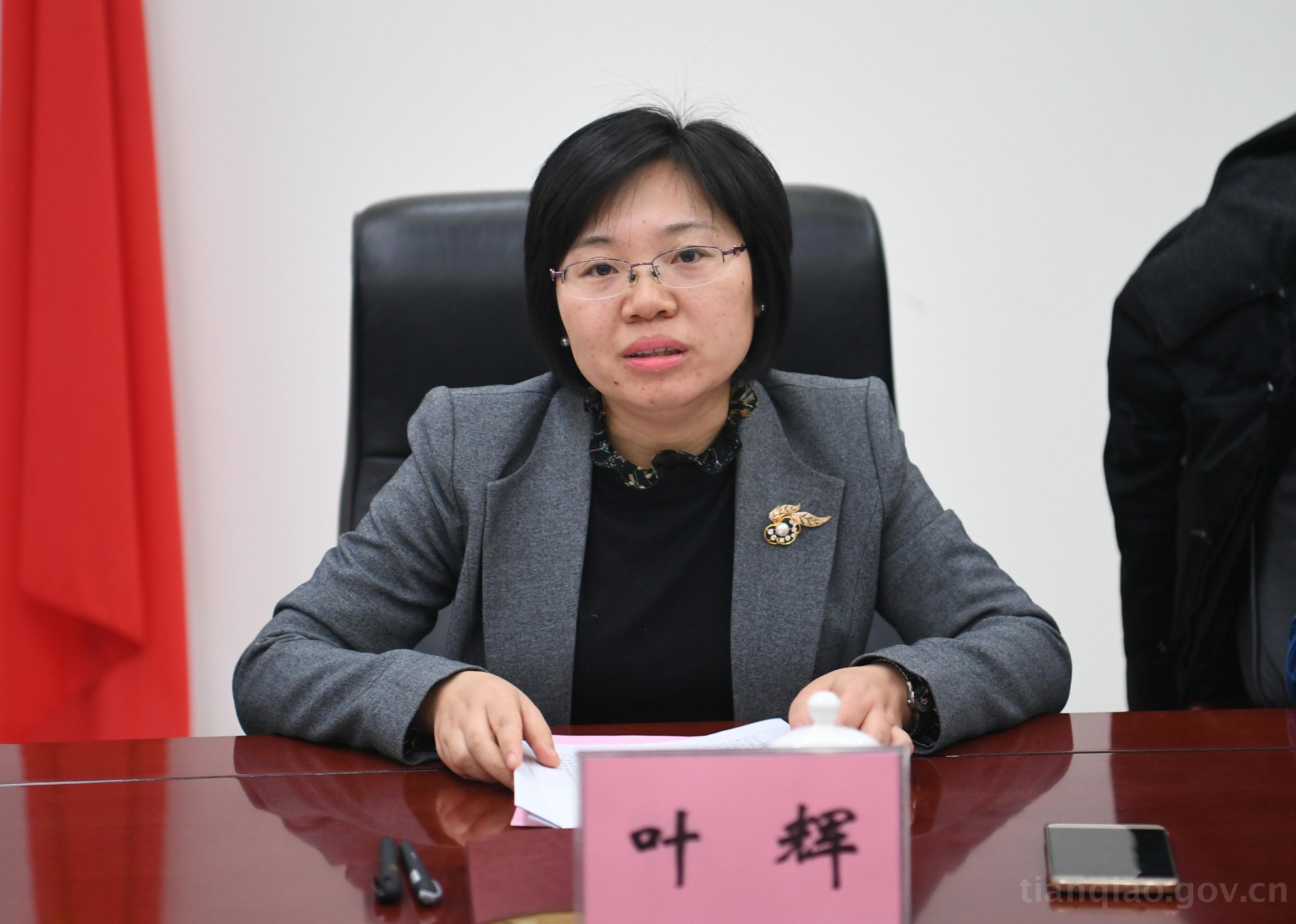 区委常委,统战部部长叶辉主持会议